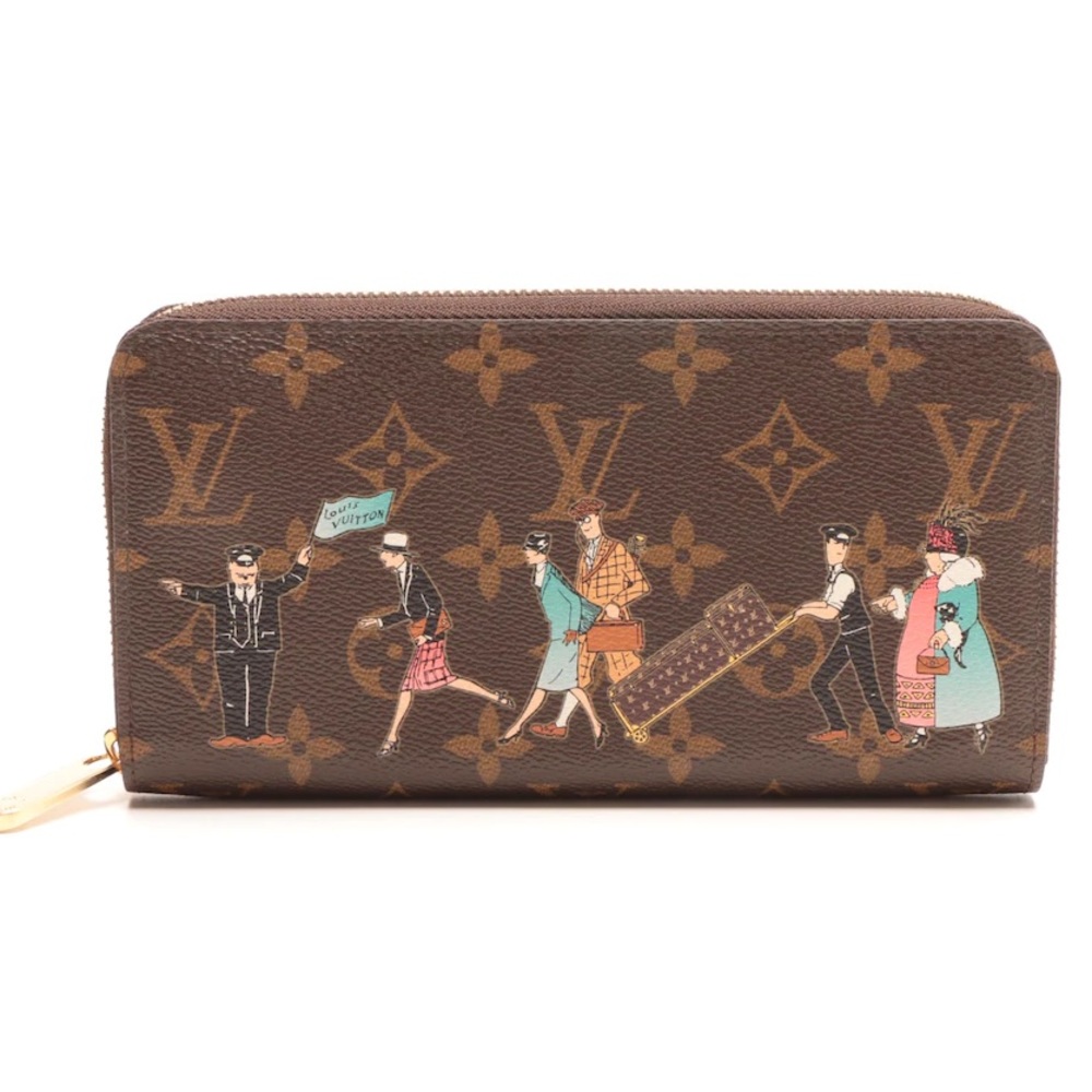💎 LIMITED EDITION 💎 rare zippy Louis Vuitton wallet illustre illustrated